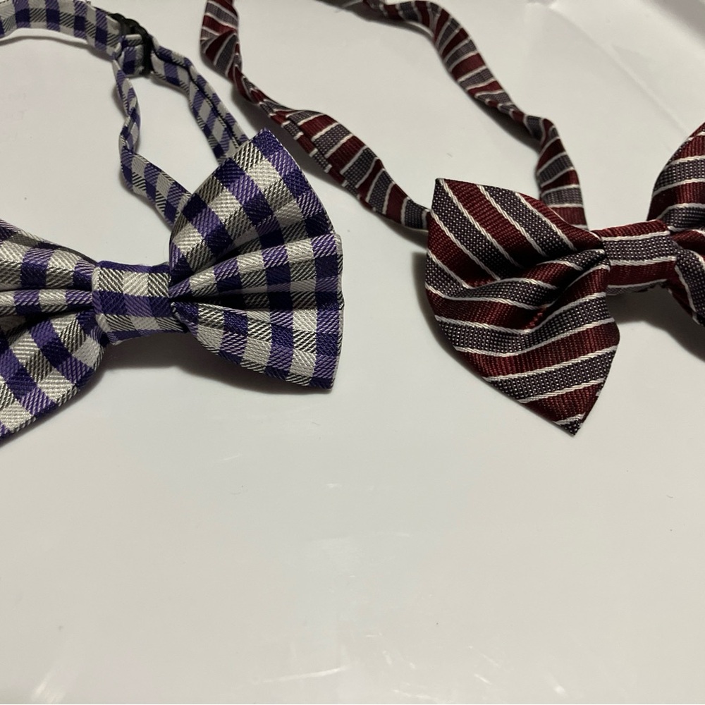 Colorful dogs' Necktie and bow tie Set - Picture 5 of 5
